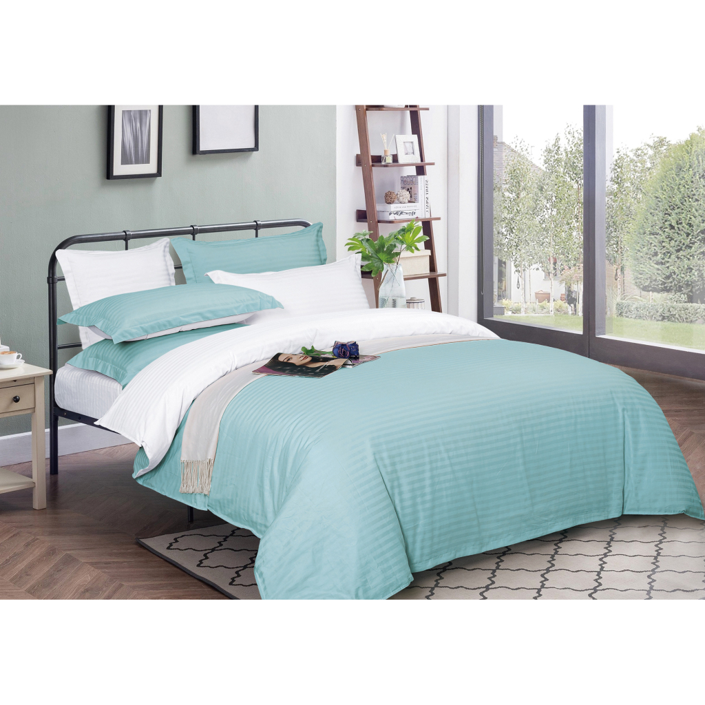 Підковдра MirSon Satin Stripe 30-0013 + 30-0001 Gilberta 110х140 см (2200005259207) - изображение 1