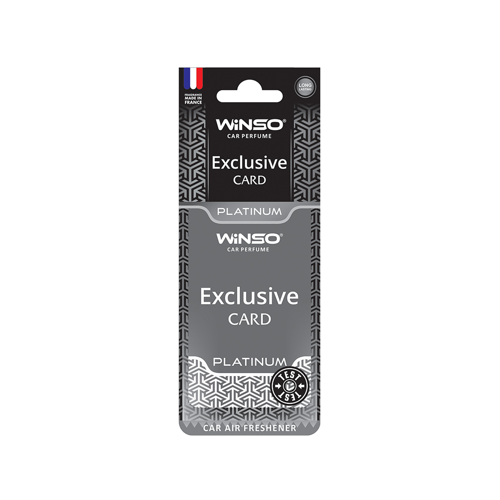 Ароматизатор для автомобіля WINSO Card Exclusive Platinum (533140) - зображення 1