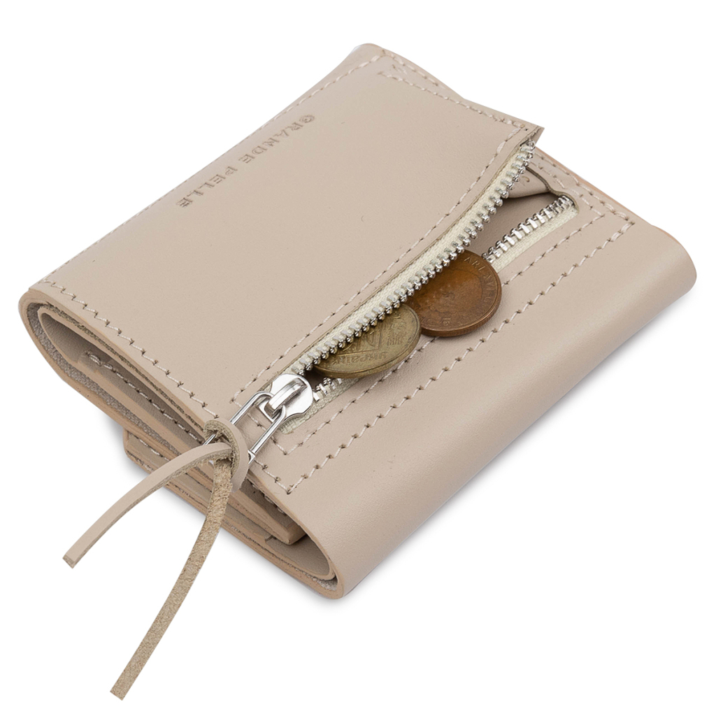 Гаманець Grande Pelle Бежевий (11520) - зображення 7