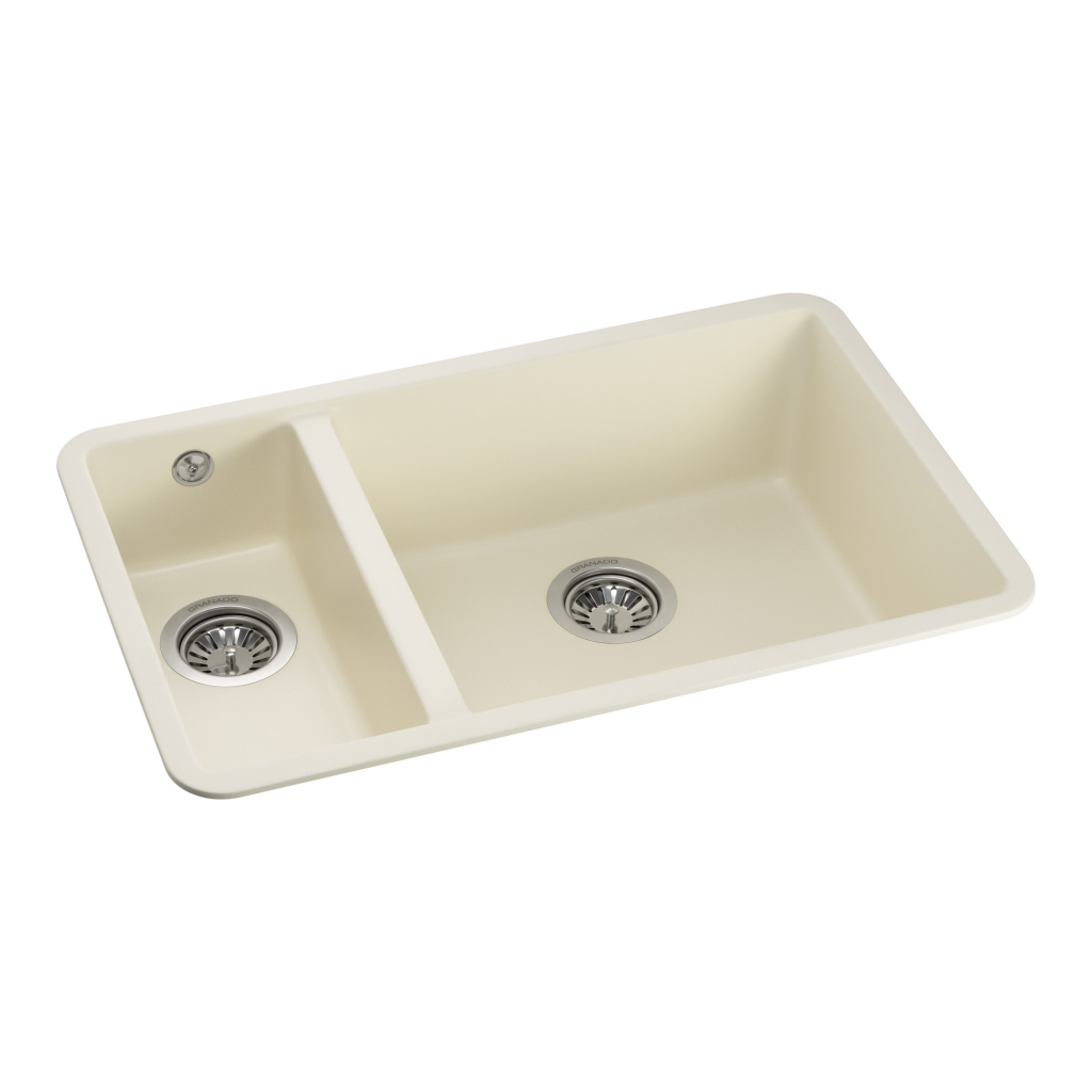 Мийка кухонна GRANADO Under top DOUBLE ivory (gr3404) - зображення 2