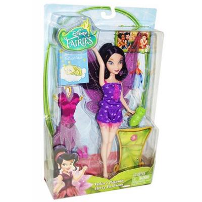 Лялька Disney Fairies Jakks Фея Відія піжамна вечірка (49848) - зображення 1