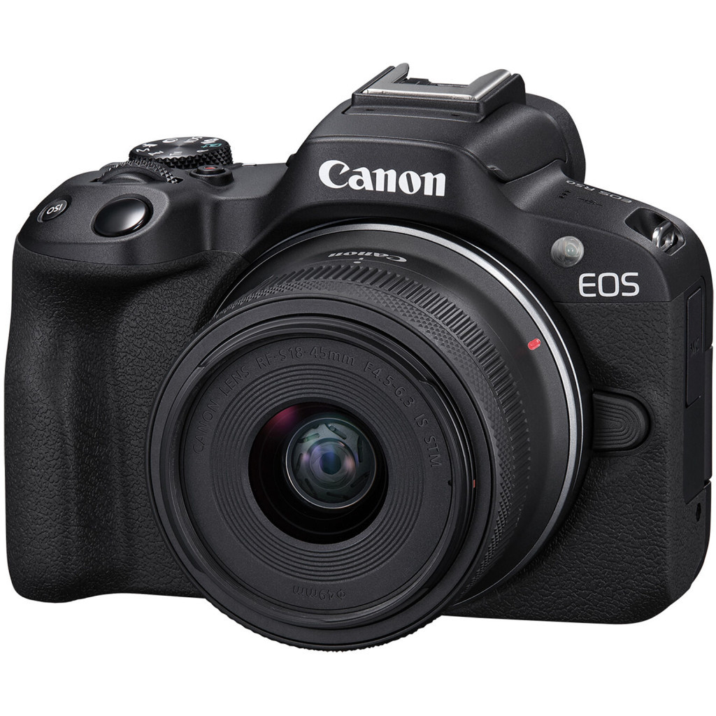 Цифровий фотоапарат Canon EOS R50 + RF-S 18-45 IS STM Black Creator Kit (5811C036) - зображення 3