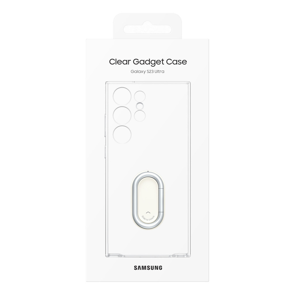 Чохол до мобільного телефона Samsung Galaxy S23 Ultra Clear Gadget Case Transparency (EF-XS918CTEGRU) - зображення 9