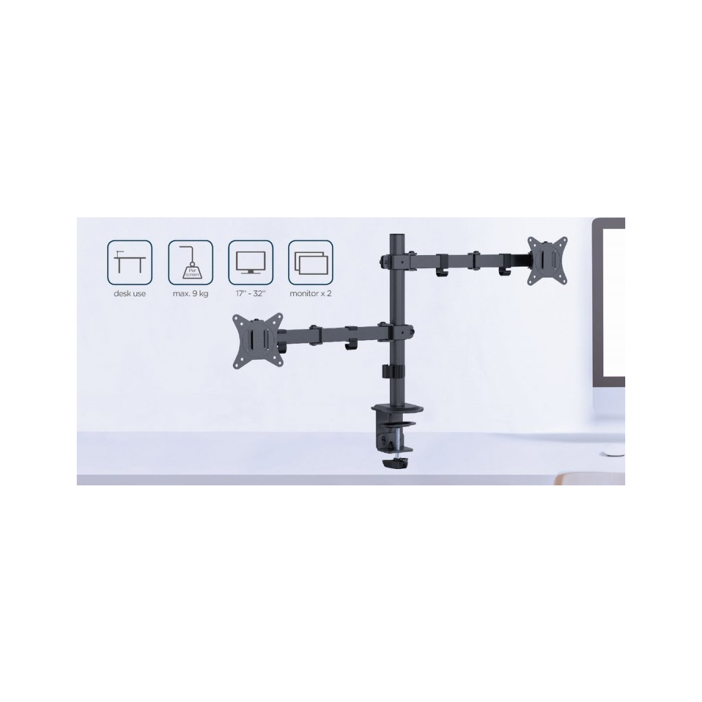 Кронштейн Gembird MA-D2-03 - зображення 5