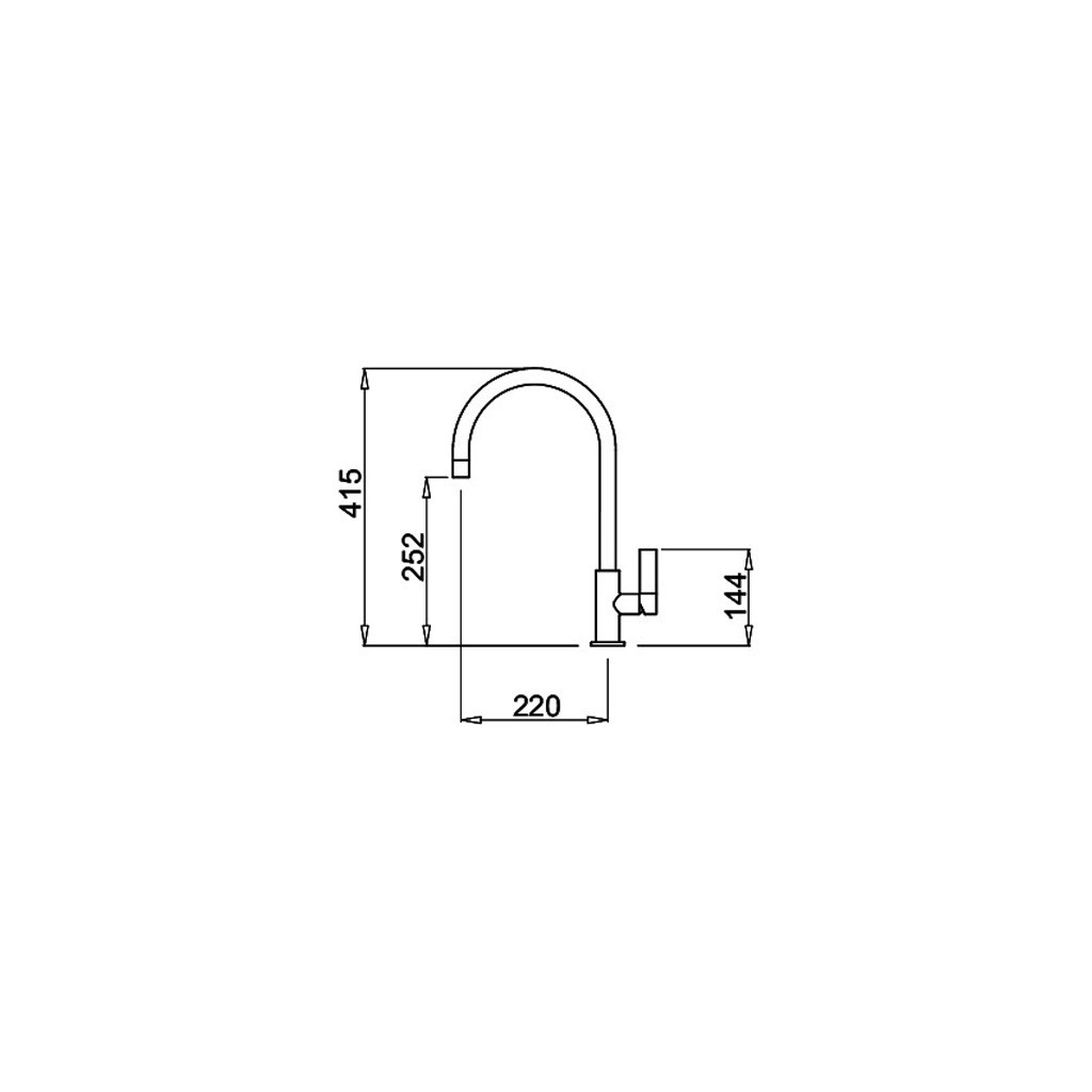 Змішувач Elleci Volta white 96 - зображення 4