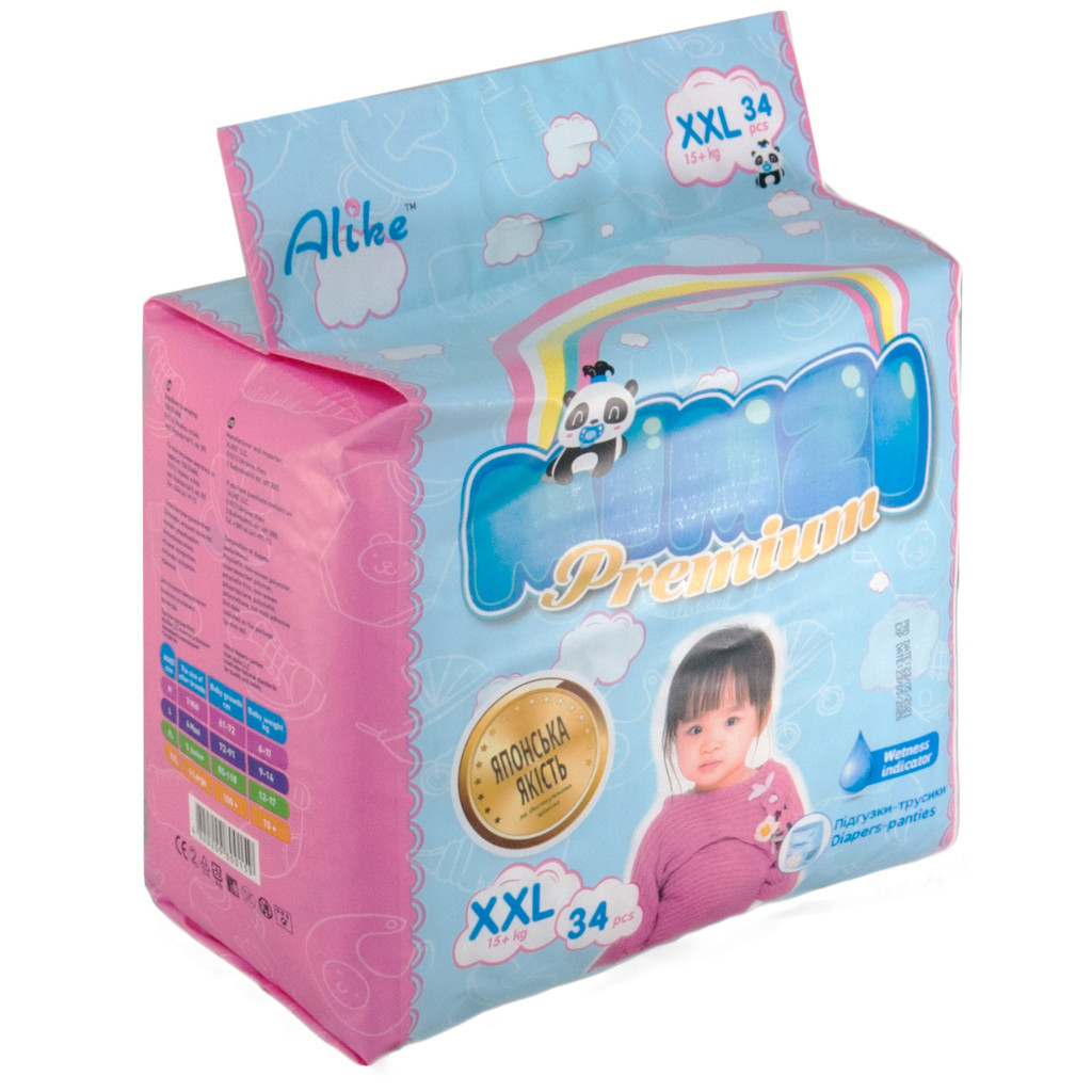 Підгузки Mimzi XXL 15+ кг 34 шт. (MPXXL34) (4820209800159) - изображение 3