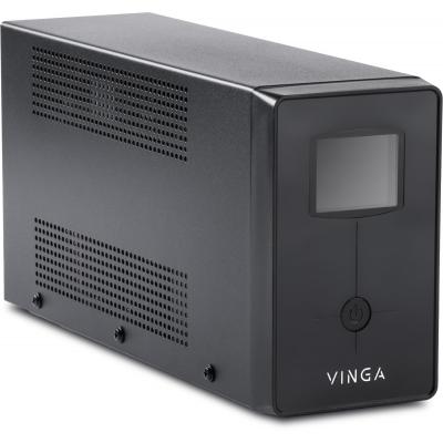 Пристрій безперебійного живлення Vinga LCD 600VA metal case (VPC-600M) - зображення 7