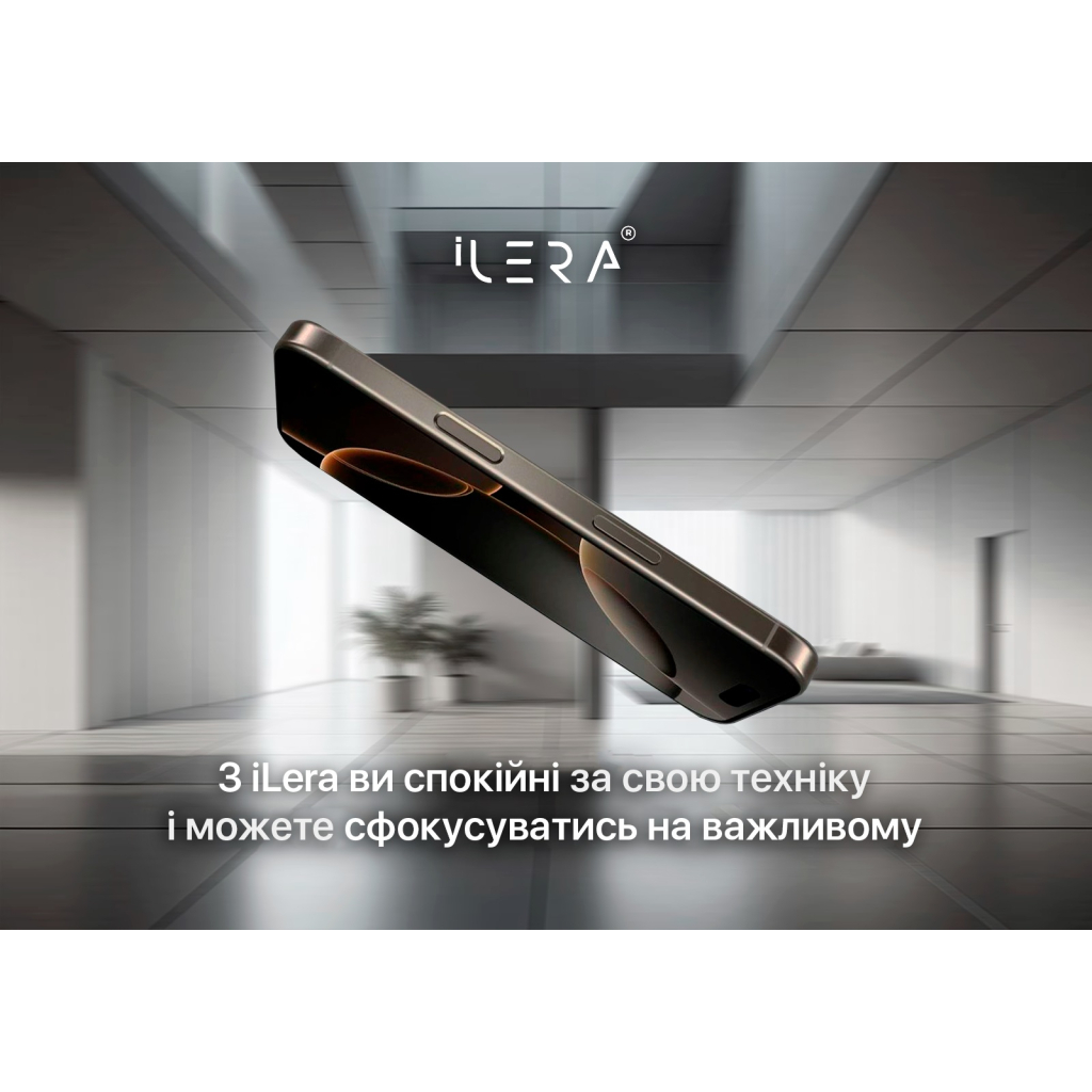 Скло захисне iLera Infinity iPhone 16 Plus | 15 Plus (ILIN16PS) - зображення 6