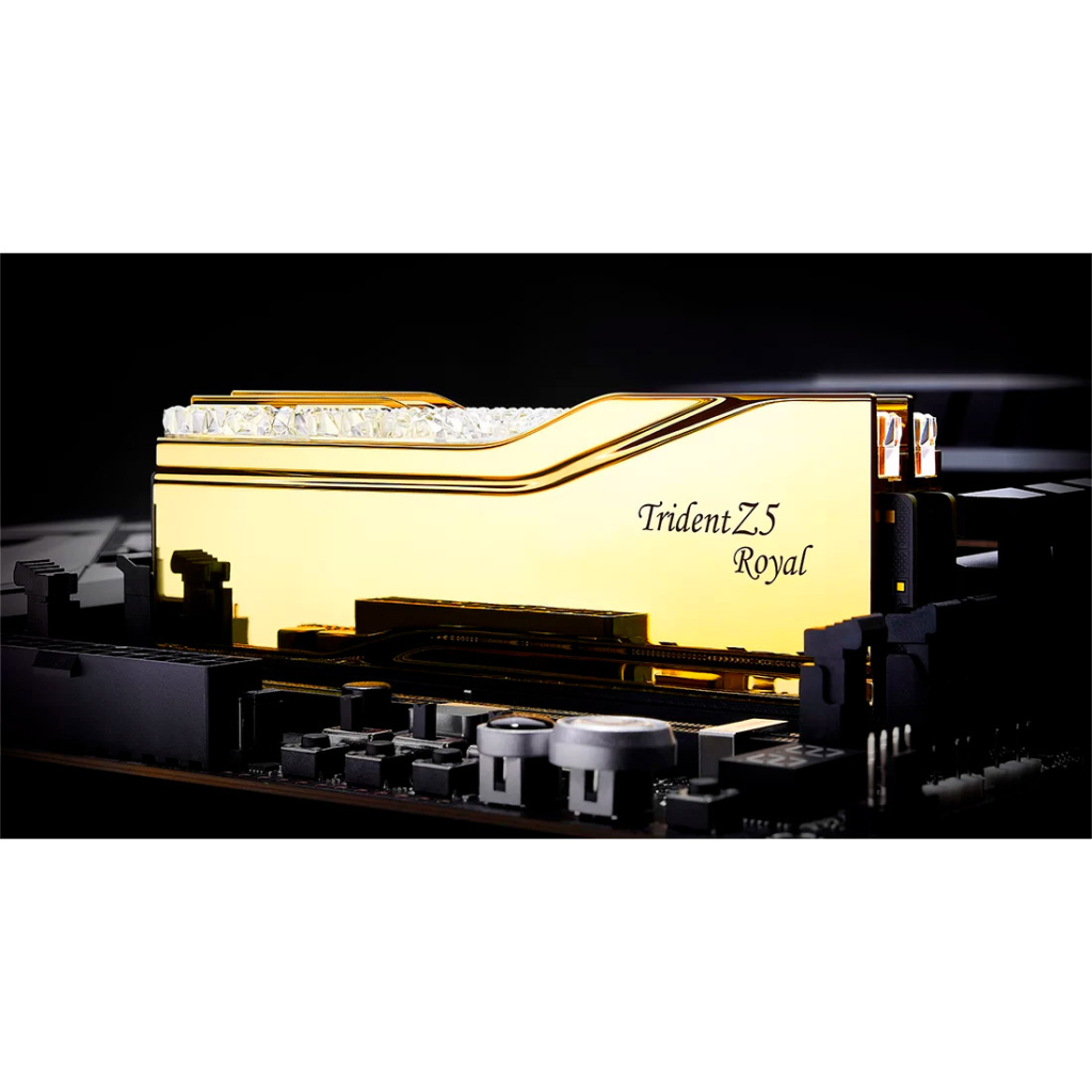 Модуль пам'яті для комп'ютера DDR5 32GB (2x16GB) 7200 MHz Trident Z5 Royal Gold G.Skill (F5-7200J3445G16GX2-TR5G) - зображення 4