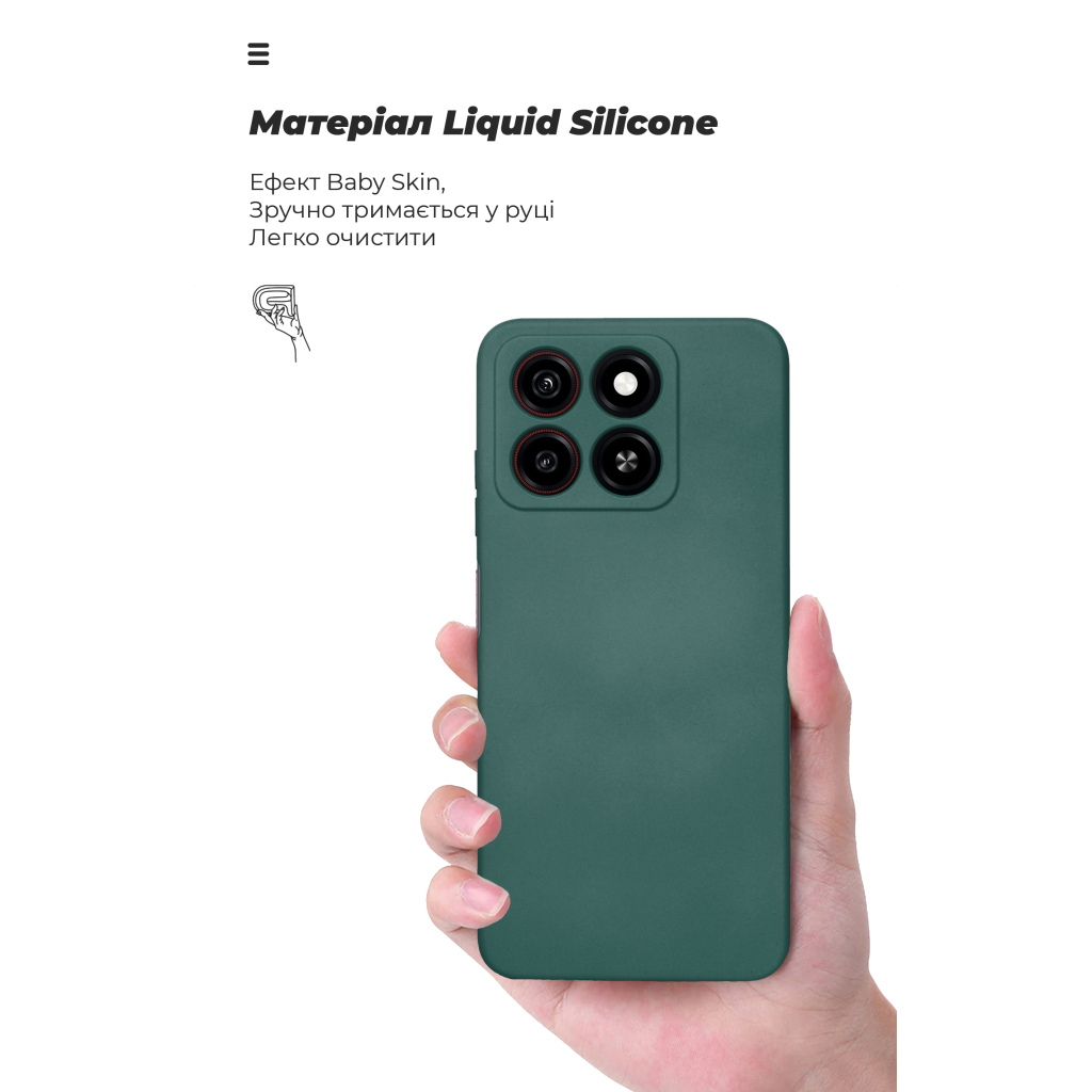 Чохол до мобільного телефона Armorstandart ICON ZTE Blade A35 4G / A55 4G Camera cover Green (ARM81525) - зображення 7