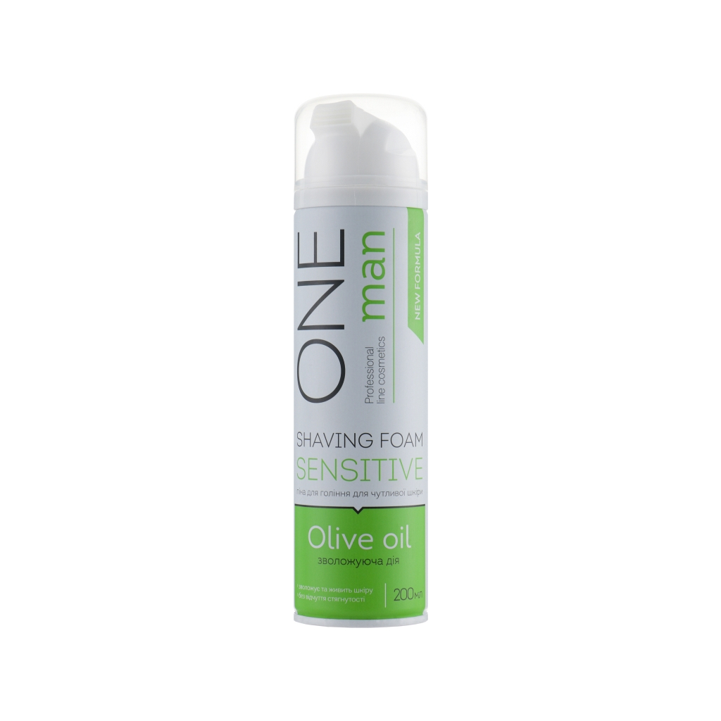 Піна для гоління Iceberg Group One Man Sensitive Olive Oil 200 мл (4820172070887) - изображение 1