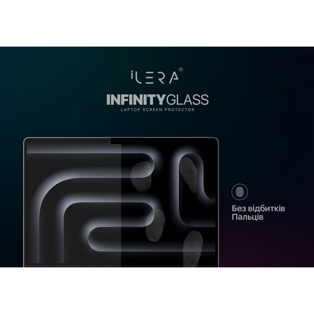 Скло захисне iLera Glass Screen Protector MacBook Pro 14" (ILMCGL02) - зображення 3