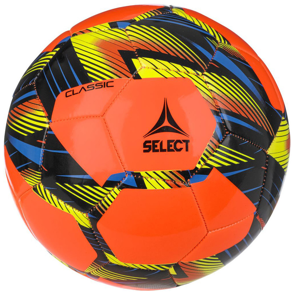 М'яч футбольний Select FB Classic v23 помаранчево-чорний Уні 4 (5703543316168) - зображення 1