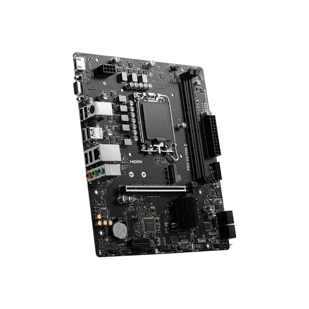 Материнська плата MSI PRO H610M-E - зображення 4
