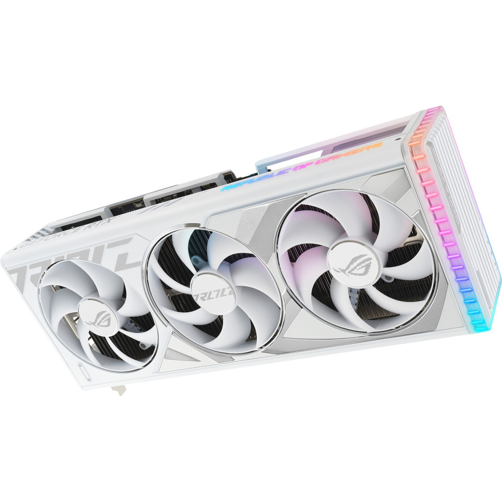 Відеокарта ASUS GeForce RTX4090 24GB ROG STRIX WHITE OC (ROG-STRIX-RTX4090-O24G-WHITE) - зображення 3