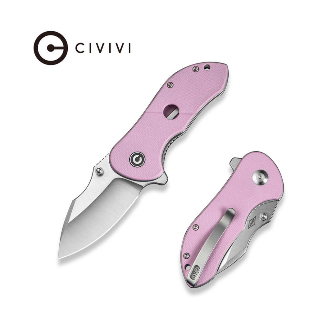 Ніж Civivi Gordo, Satin, рожевий G10 (C22018C-4) - зображення 10