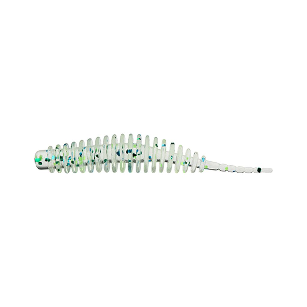 Силікон рибальський FishUP Aji Tanta 1.3" 413 - UV Clear/Blue (10шт/уп) (1864.14.77) - зображення 1