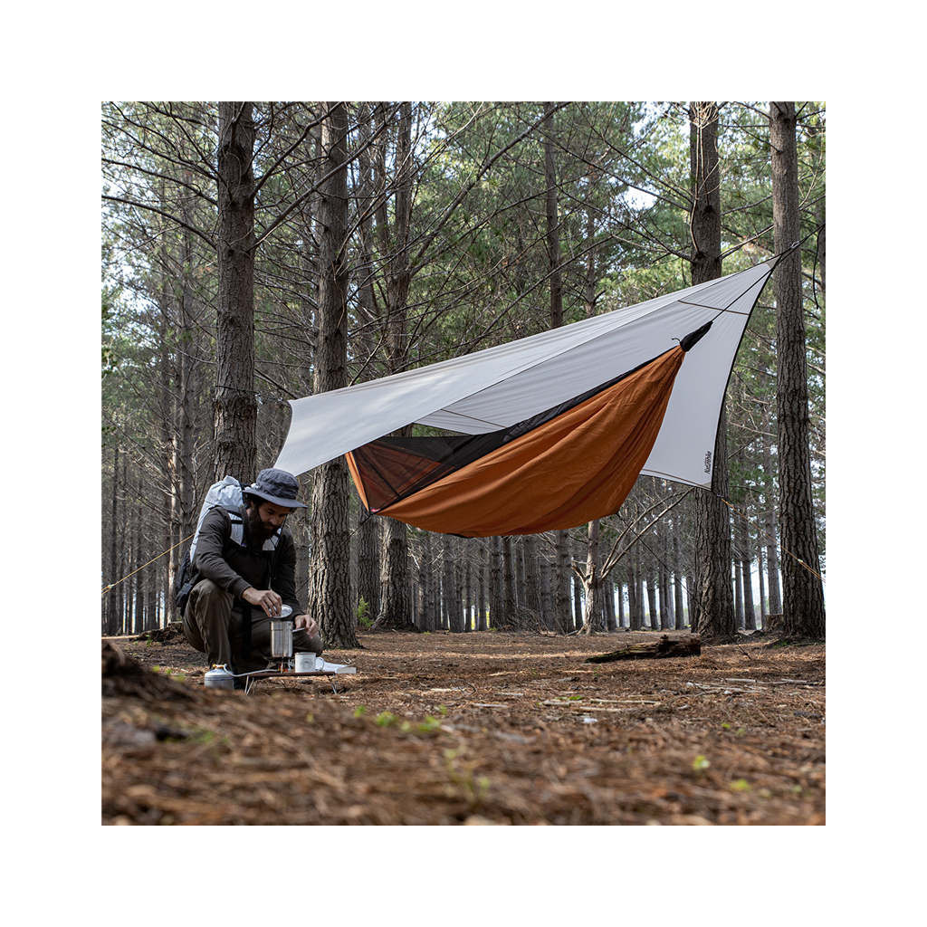 Гамак Naturehike Shelter Camping NH20ZP092 75D Orange (6927595750810) - зображення 2