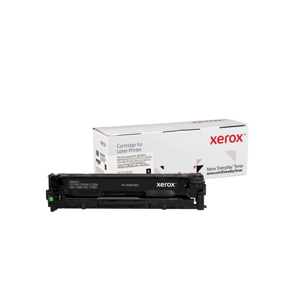 Картридж Xerox HP CF210X/CB540A/CE320A, Canon 716/731H black (006R03807) - зображення 1