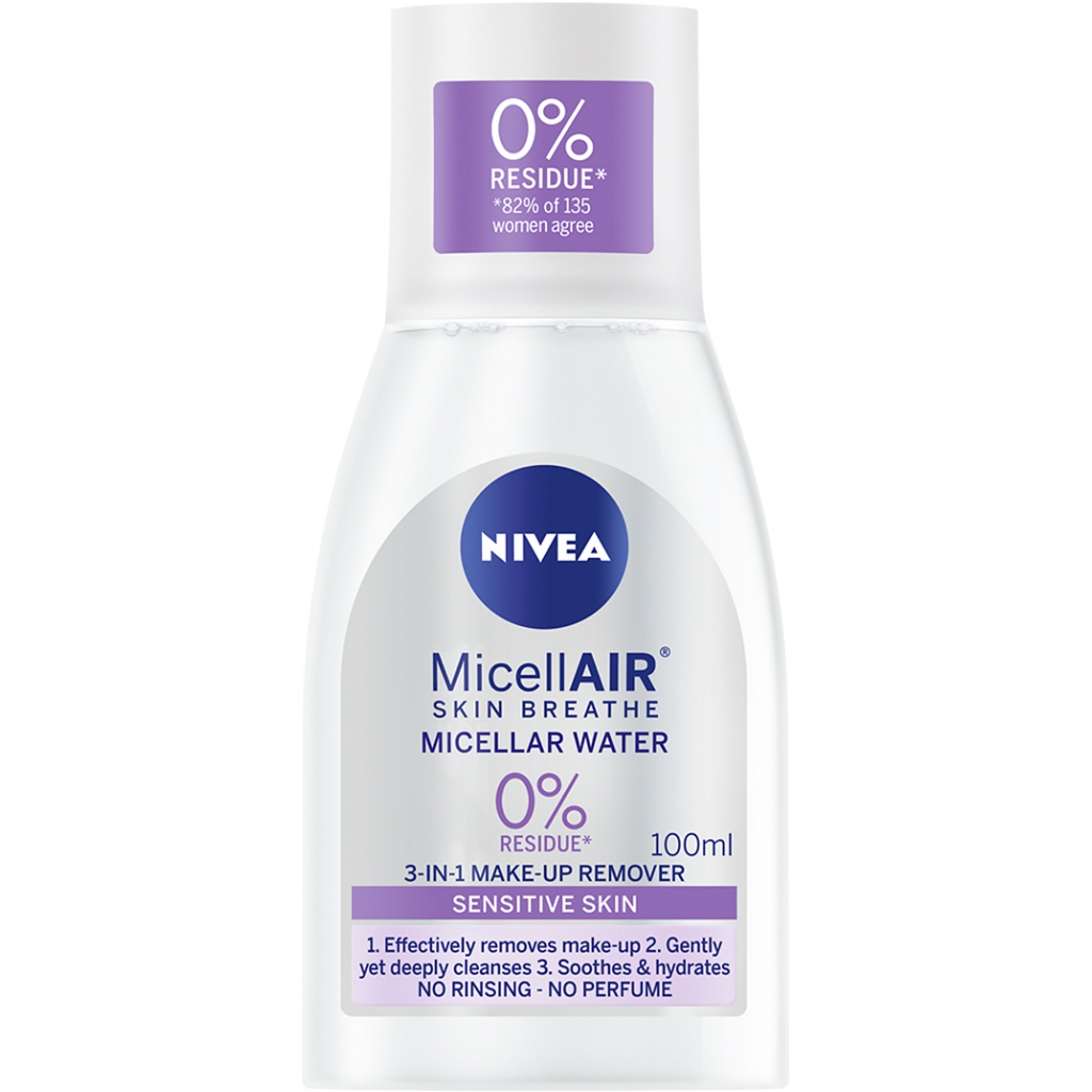 Міцелярна вода Nivea MicellAIR для чутливої шкіри 100 мл (42344759) - зображення 1