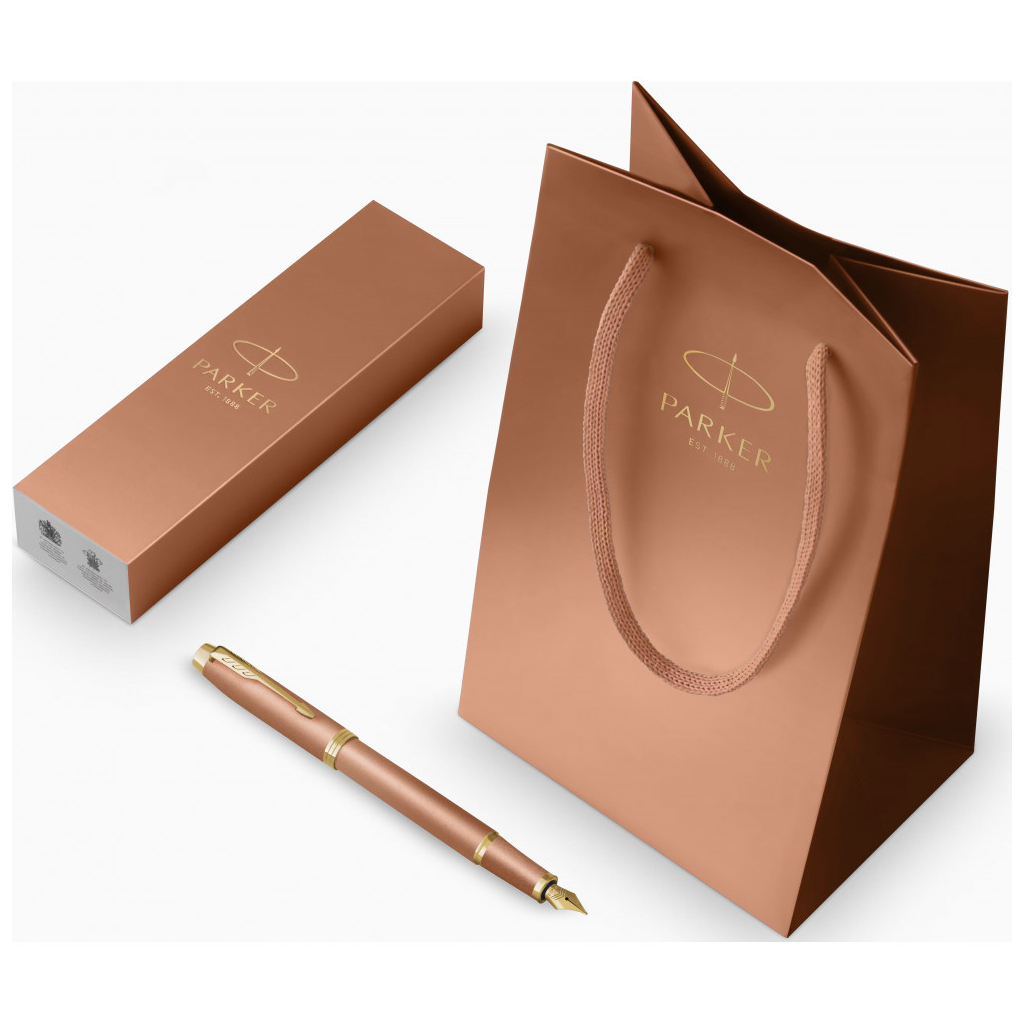 Ручка пір'яна Parker IM 17 Rituals Uplifting Orange GT  FP F + Пакет Parker Rituals (29 311) - зображення 6