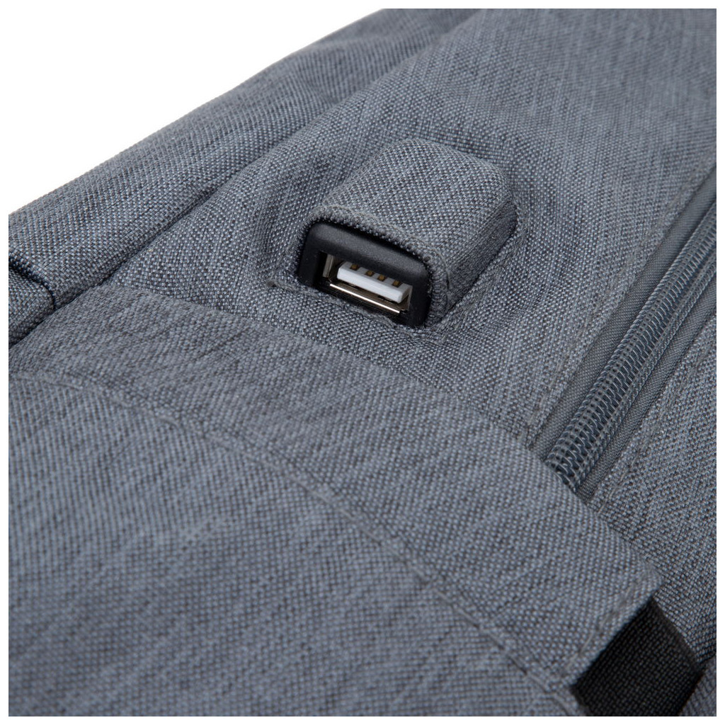 Рюкзак для ноутбука RivaCase 17.3" 7567 Prater, anti-theft (7567DarkGrey) - зображення 11