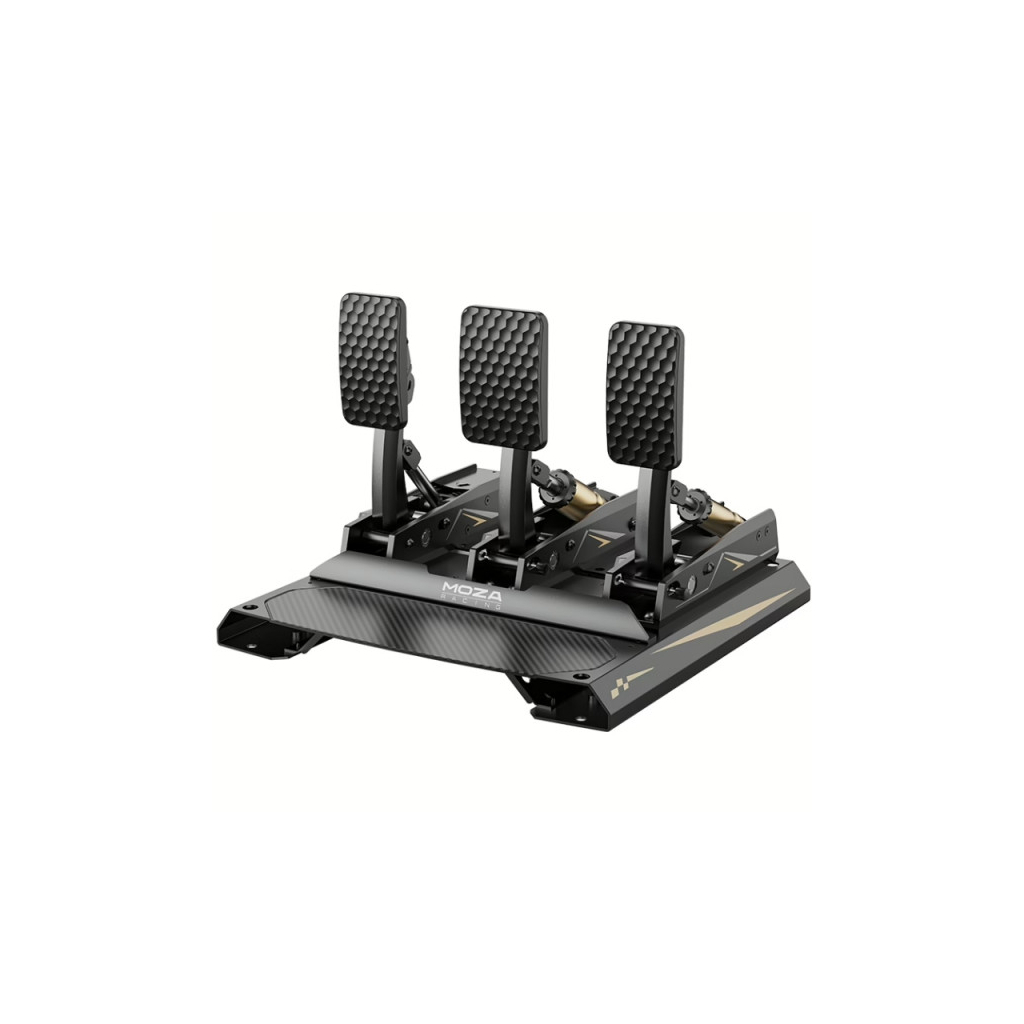 Педалі ігрові MOZA Racing CRP2 USB тензодатчик 200 кг карбонова підставка Black (RS066_Moza) - зображення 4