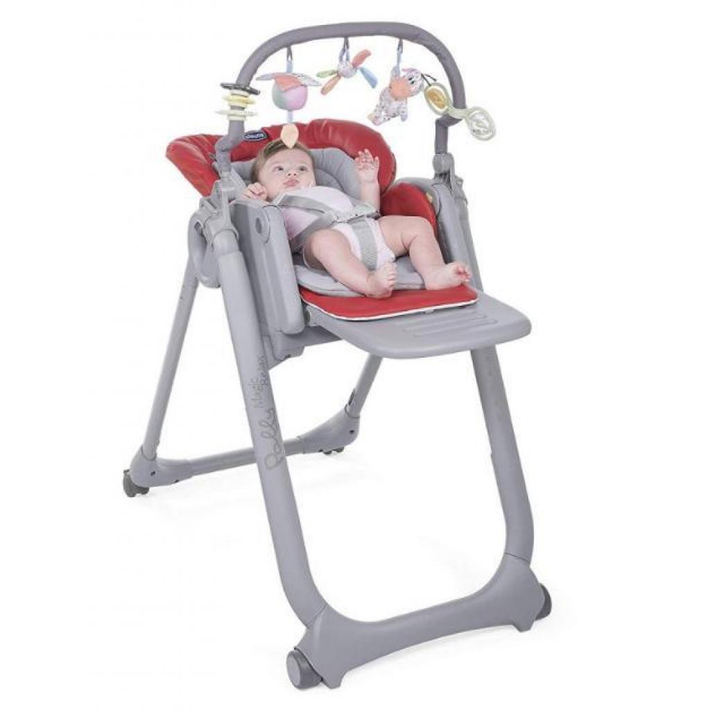 Стілець для годування Chicco Polly Magic RELAX червоний (79502.30) - изображение 2