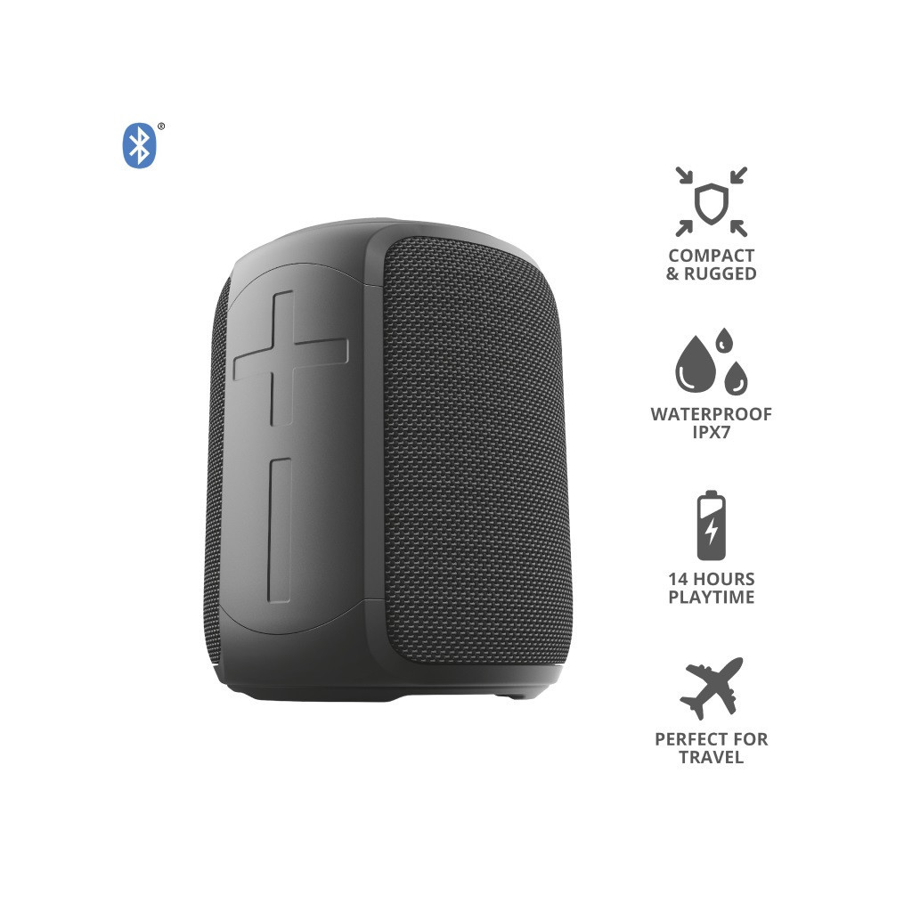 Акустична система Trust Caro Compact Bluetooth Speaker Black (23834) - зображення 6