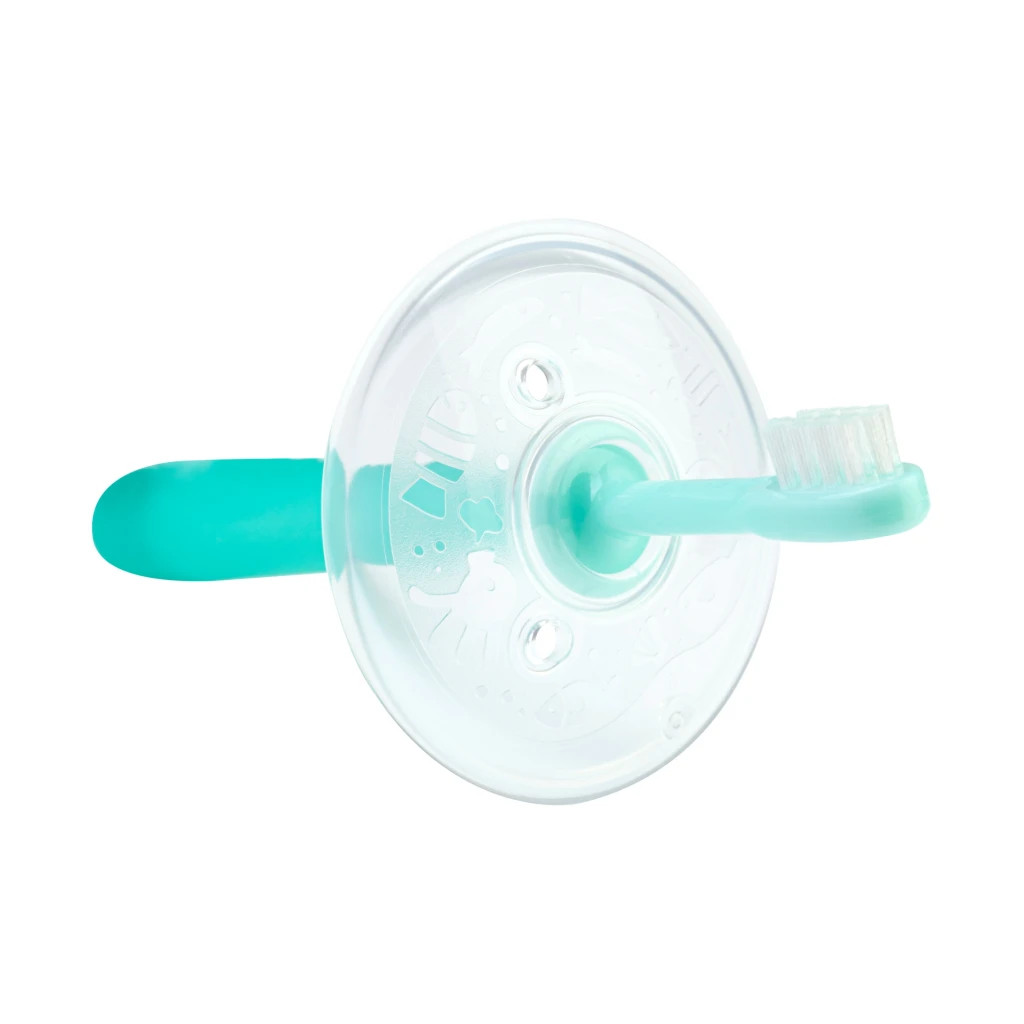 Дитяча зубна щітка Pigeon Крок 3, Зелений, 12+ міс., 2 шт (1021094) - изображение 5