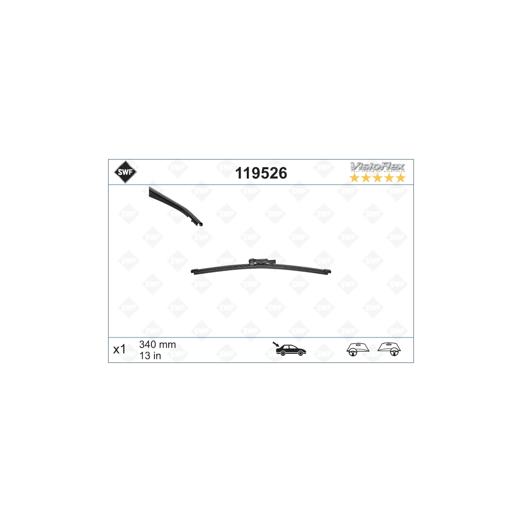 Щітка склоочисника SWF 119526 - зображення 1