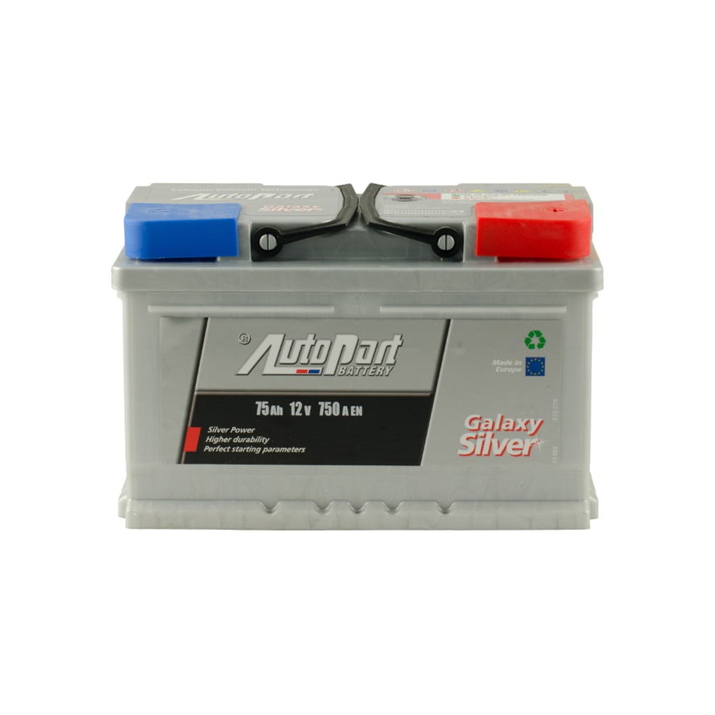 Акумулятор автомобільний AutoPart 75 Ah/12V sb Galaxy Silver (ARL075-GAL0) - зображення 1