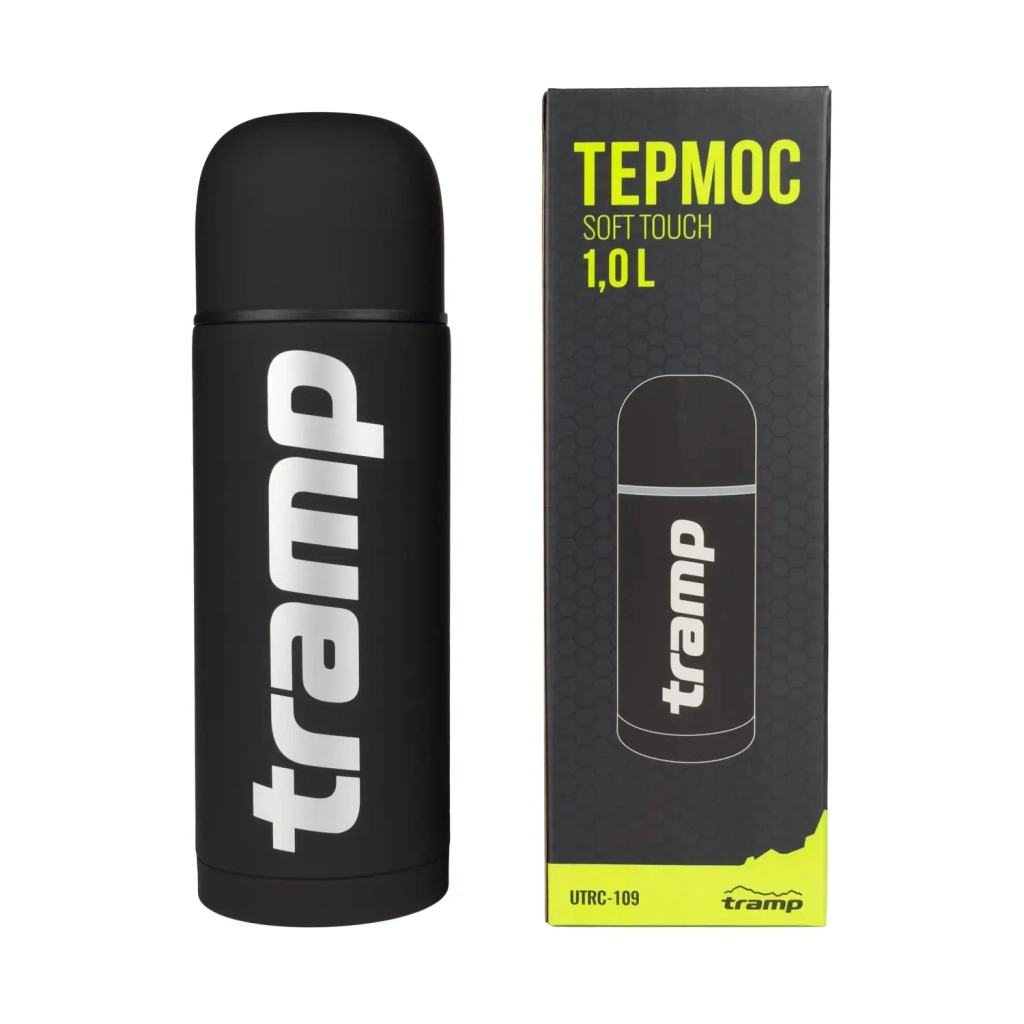Термос Tramp Soft Touch 1 л Black (UTRC-109-black) - зображення 3