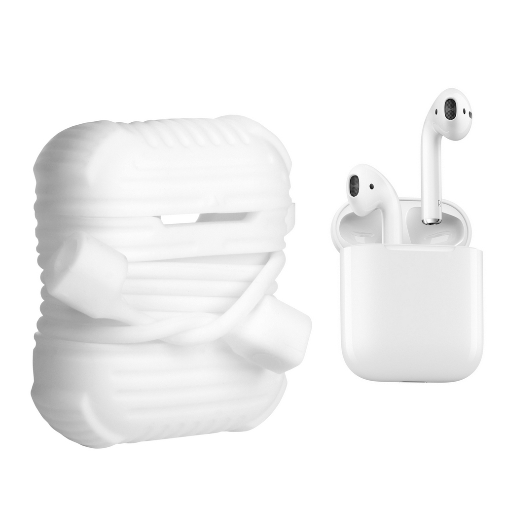 Чохол для навушників Armour i-Smile для Apple AirPods IPH1437 White (702329) - зображення 1