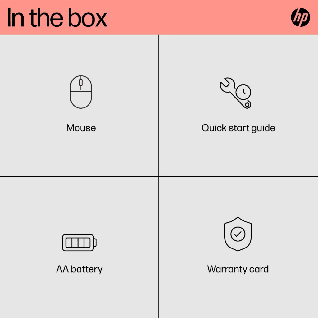 Мишка HP 240 Bluetooth White (793F9AA) - зображення 9