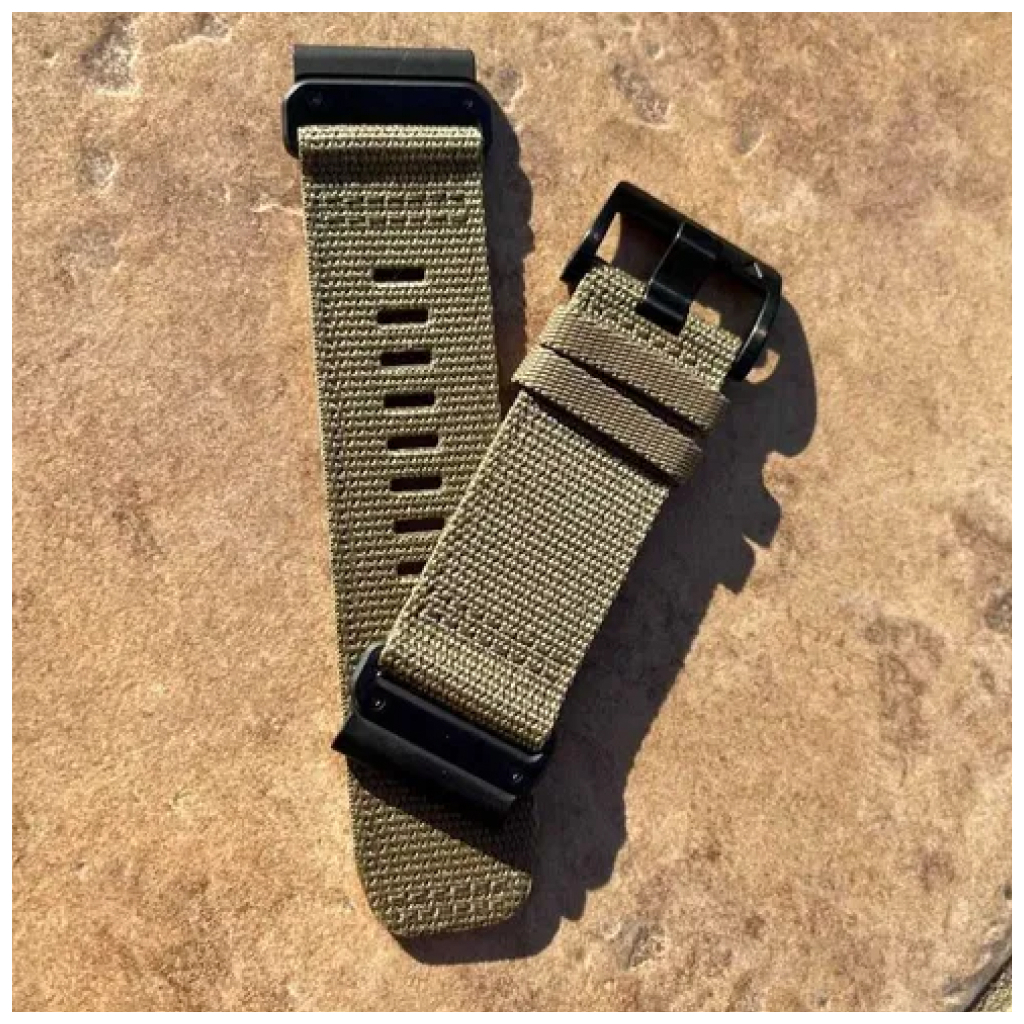 Ремінець до смарт-годинника Garmin Tactix 7, 26mm QuickFit, Coyote Tan Nylon (010-13010-11) - зображення 3