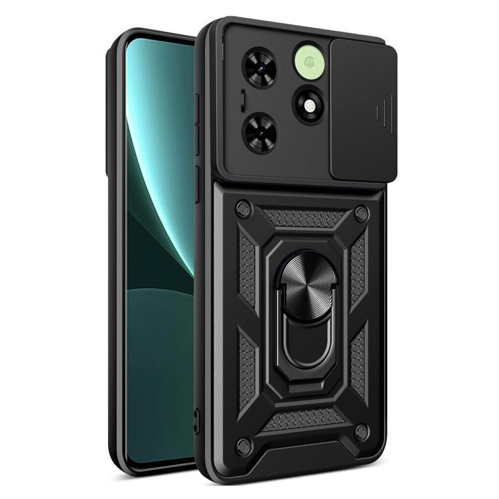 Чохол до мобільного телефона BeCover Military Tecno Spark 20C (BG7n) Black (710685) - зображення 7