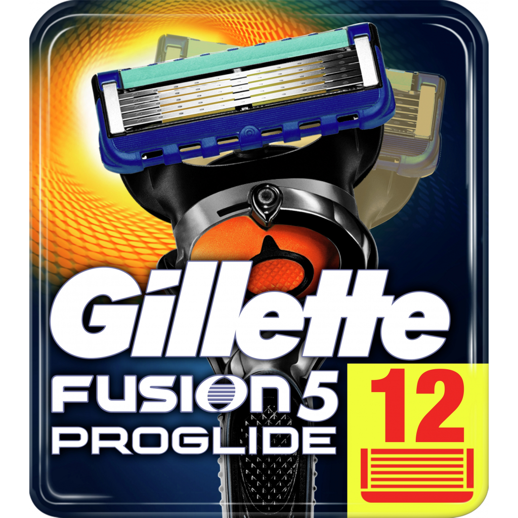 Змінні касети Gillette Fusion ProGlide 12 шт (7702018085934) - зображення 1