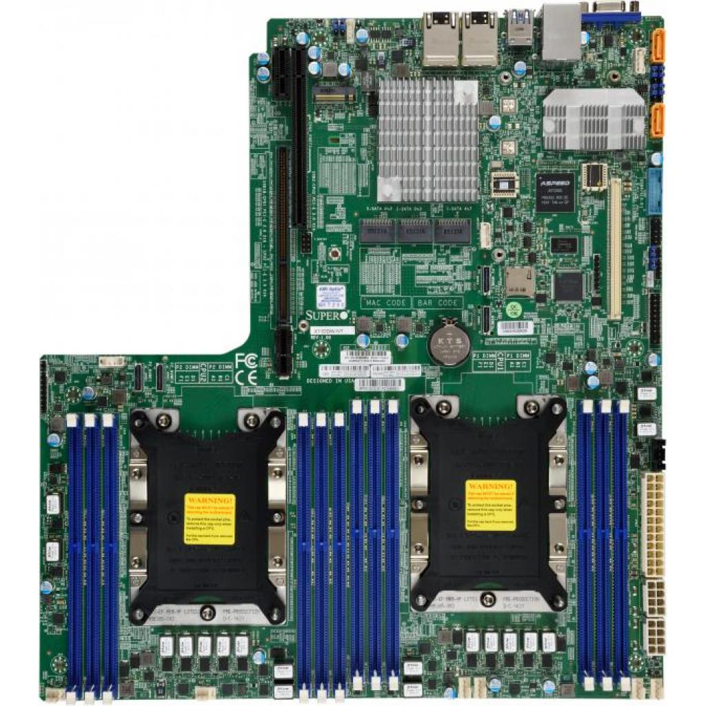 Серверна материнська плата Supermicro X11DDW-NT-O - зображення 1