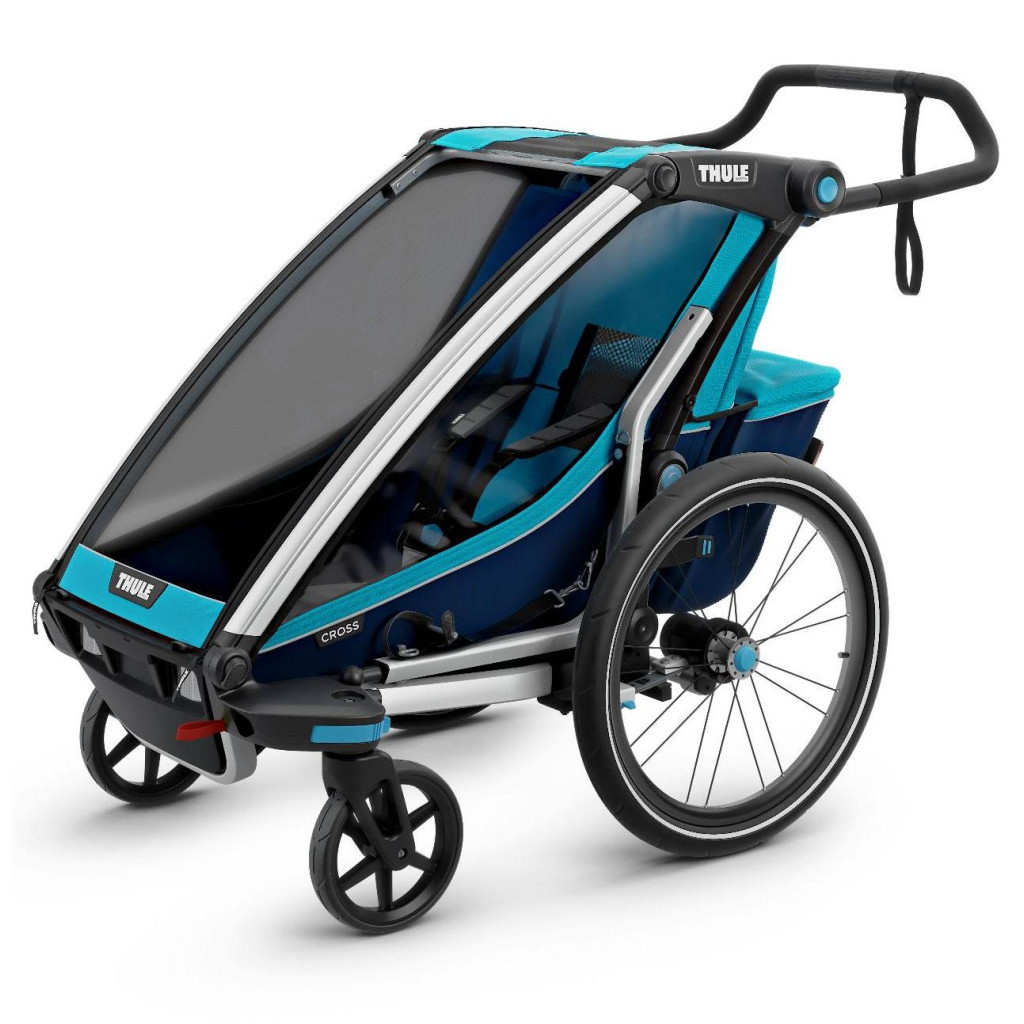 Коляска Thule мультиспортивна Chariot Cross1 Blue (TH10202001) - зображення 1