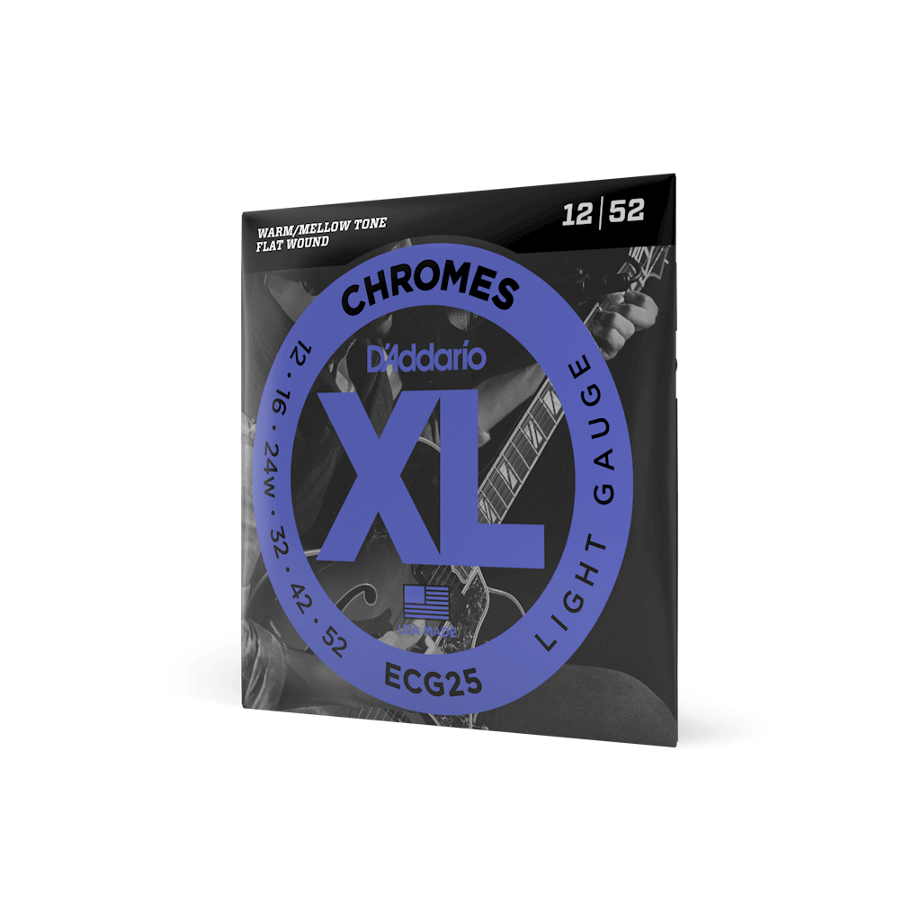 Струни для гітари D'Addario XL Chromes Light (12-52) (ECG25) - зображення 2