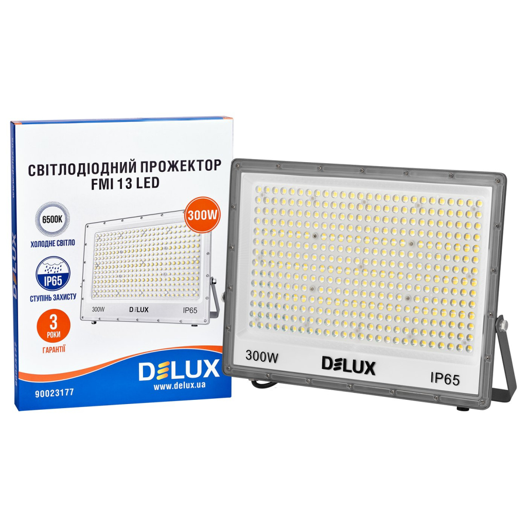 Прожектор Delux FMI 13 LED 300Вт 6500K IP65 (90023177) - зображення 2