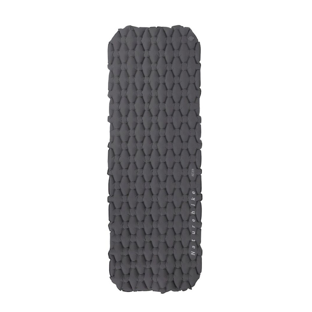 Туристичний килимок Naturehike надувний FC-10 NH19Z001-P 65 мм графіт (6927595735336) - зображення 1