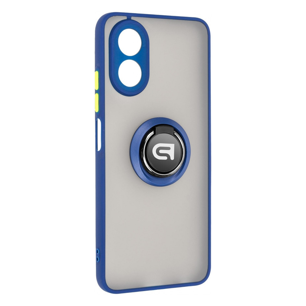 Чохол до мобільного телефона Armorstandart Frosted Matte Ring OPPO A18 4G / A38 4G Navy Blue (ARM72701) - зображення 1