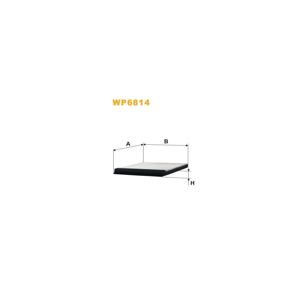 Фільтр салону Wixfiltron WP6814 - зображення 1