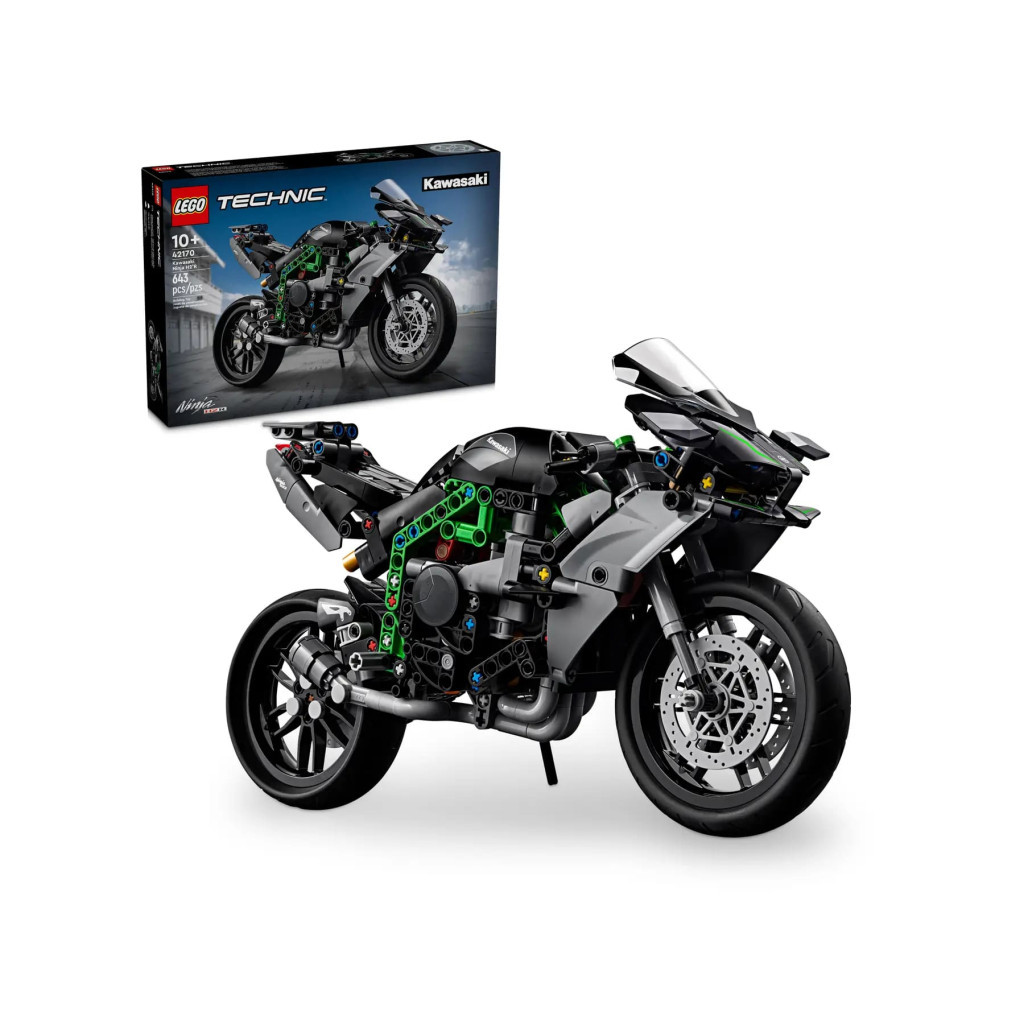Конструктор LEGO Technic Мотоцикл Kawasaki Ninja H2R 643 деталі (42170) - зображення 4