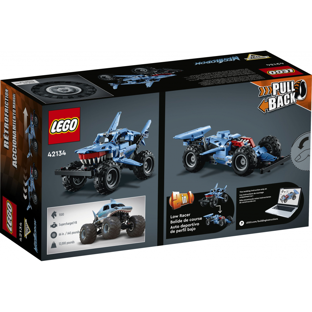Конструктор LEGO Technic Monster Jam Megalodon 260 деталей (42134) - зображення 8