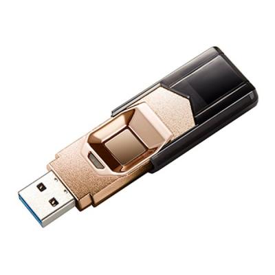 USB флеш накопичувач Apacer 32GB AH650 Gold USB 3.0 (AP32GAH650C-1) - зображення 3