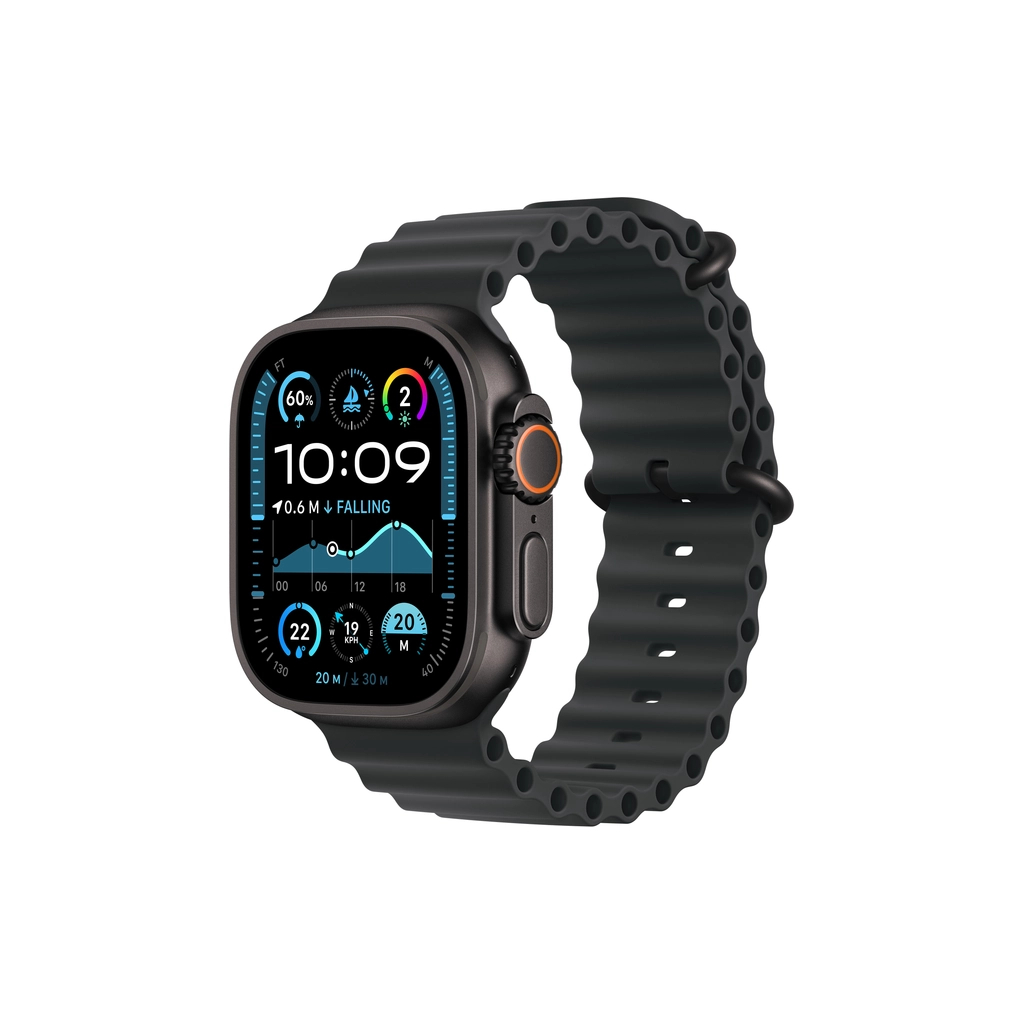 Смарт-годинник Apple Watch Ultra 2 2024 GPS + Cellular 49mm Black Titanium Case with Black Ocean Band (MX4P3UL/A) - зображення 1