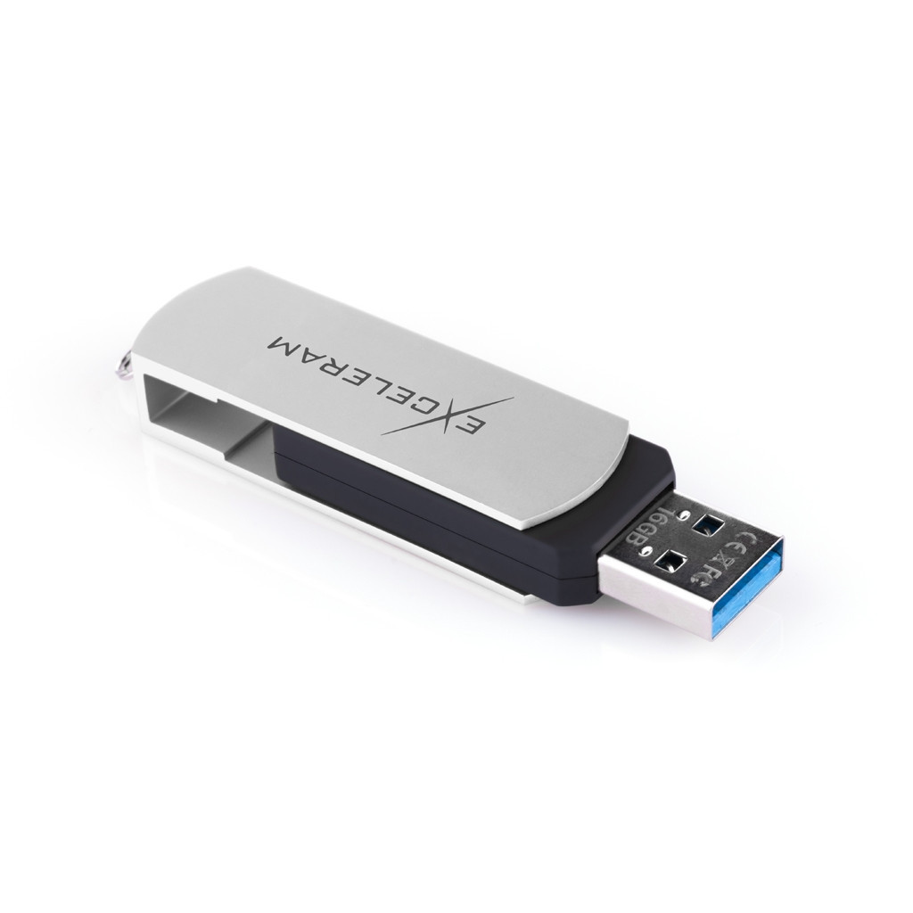 USB флеш накопичувач eXceleram 16GB P2 Series White/Black USB 3.1 Gen 1 (EXP2U3WHB16) - зображення 5